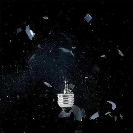 EXPLODING LIGHT BULB