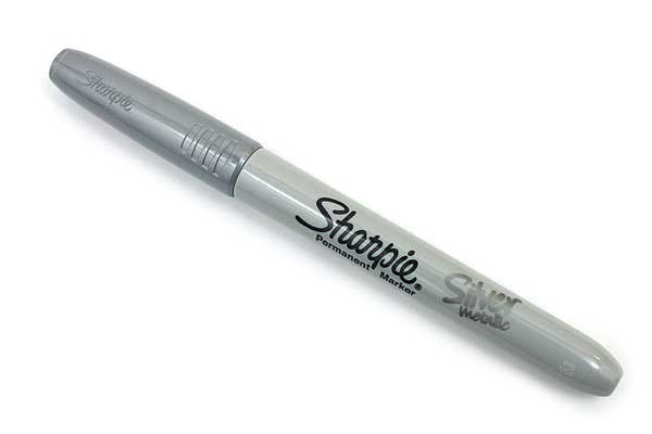SHARPIE PEN ORIGINAL - METALLIC SILVER FINE TIP