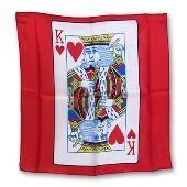 Silk 18 inch King of Hearts Card from Magic by Gosh - Trick