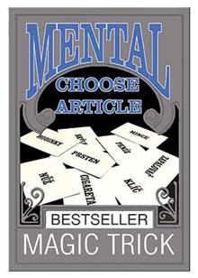 MENTAL CHOOSE ARTICLE