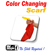 Color Changing Silk Scarf by Mr. Magic - Trick